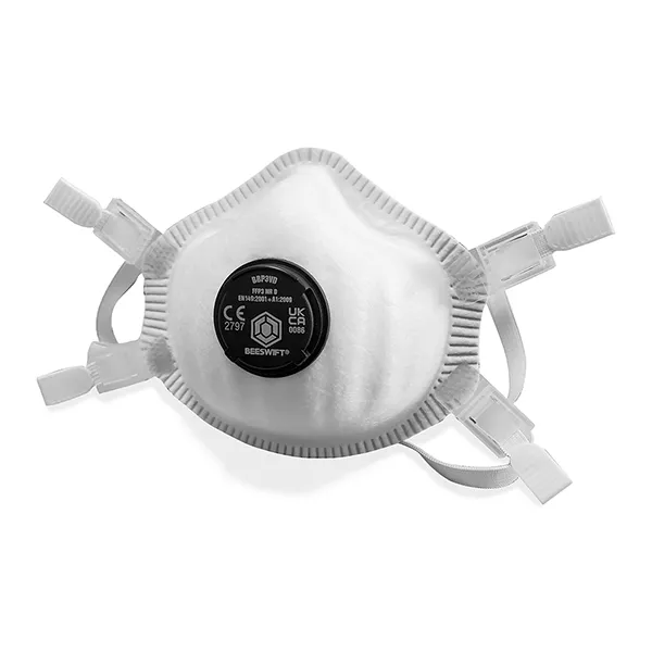Beeswift Premium P3 Dolomite Valved Mask (Box of 5) — White
